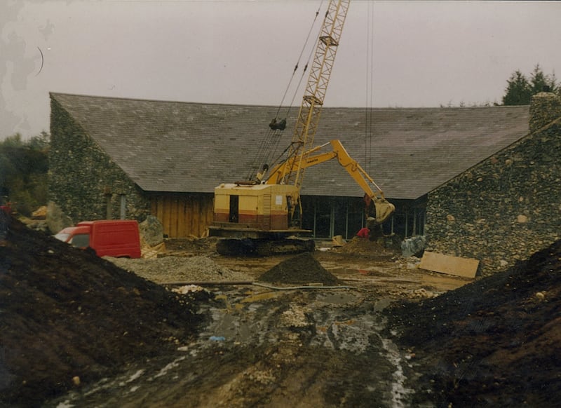 The An Creagán centre under construction.