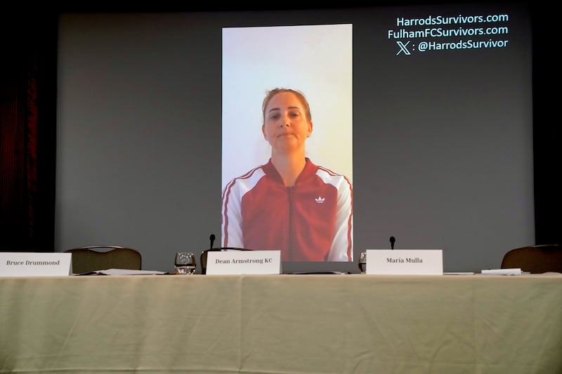 A video message from Gibbons was broadcast at a survivors press conference in London on Thursday