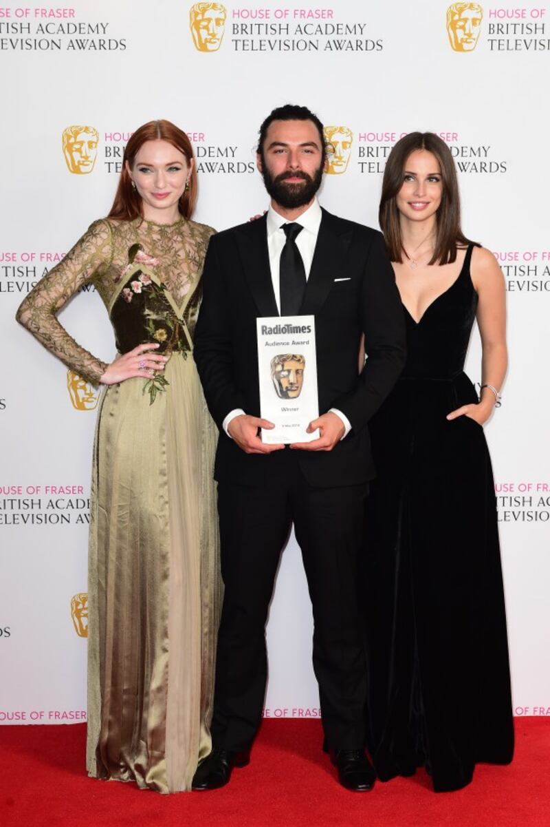 Eleanor Tomlinson, Aidan Turner and Heida Reed