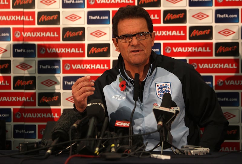 Fabio Capello had a 66.7 win percentage as England boss