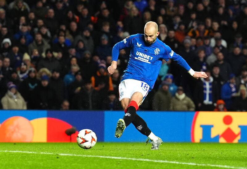 Vaclav Cerny doubled Rangers lead