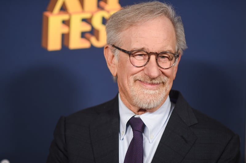 Steven Spielberg arrives at the AFI Fest premiere of Music By John Williams (Richard Shotwell/Invision/AP)