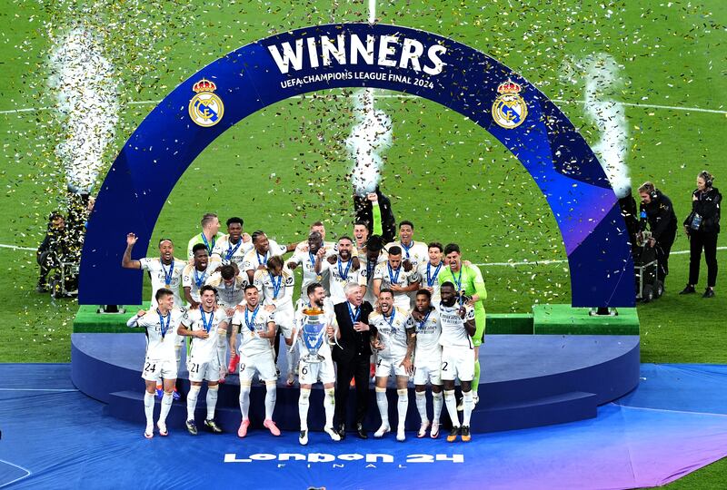 Real Madrid won the Champions League last season