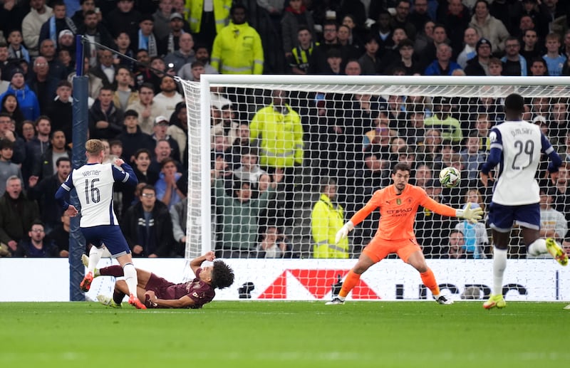 Tottenham knocked Manchester City out of the Carabao Cup in midweek