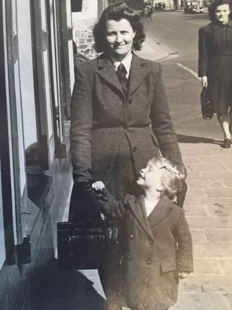 A young Pauline Botting with her mother Olive Le Brun