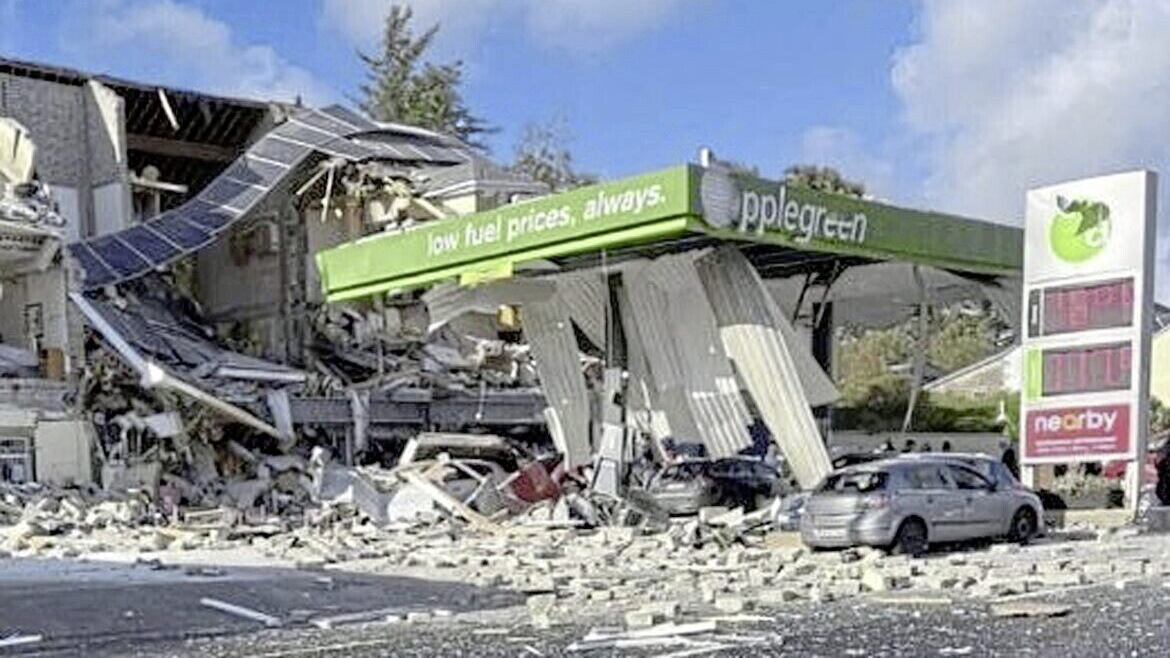 A gas explosion is suspected of causing the tragic loss of life in the Applegreen complex in Creeslough on October 7 2022 