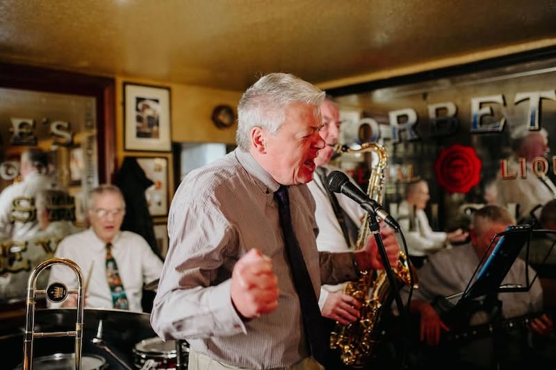 Martin Wilson performing with his band at Jenny Watts in Bangor. PICTURE: JENNY WATTS/FACEBOOK