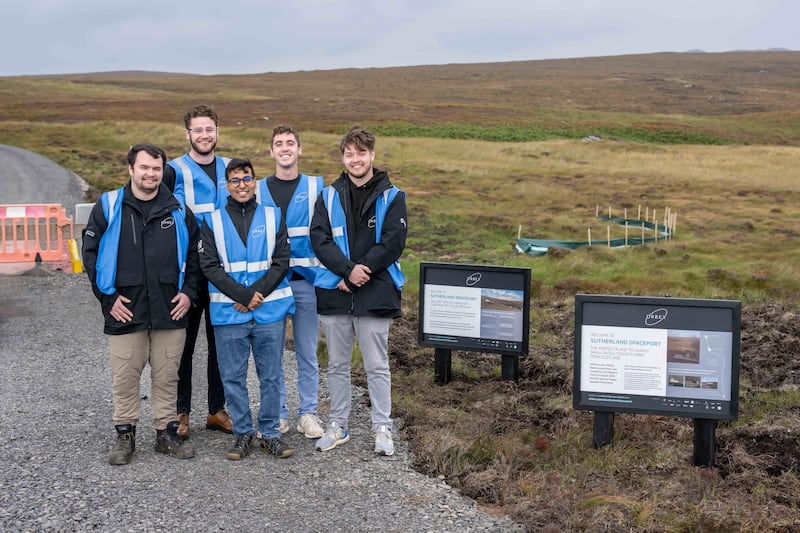 A floating road being built over a peat bog at the site of the Sutherland Spaceport is nearly completeOrbex_OpenDayPicture by Michal Wachucik/Abermedia