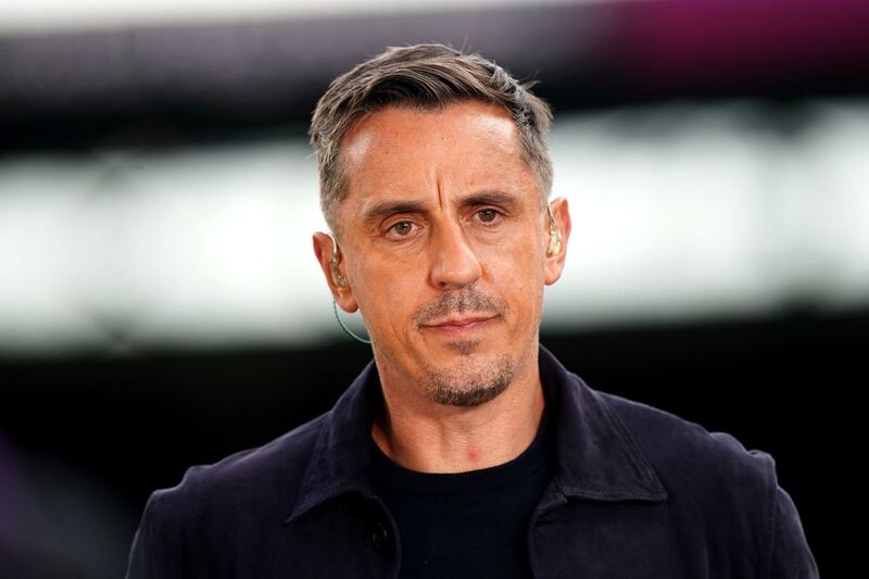 Gary Neville felt England were too ponderous in the first half