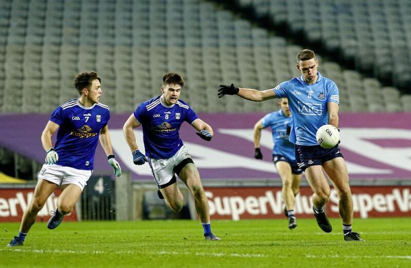 Dublin&rsquo;s Brian Fenton shoots for a point during the GAA Football All-Ireland Senior Championship Semi final between Cavan and Dublin at Croke Park. Pic Philip Walsh 