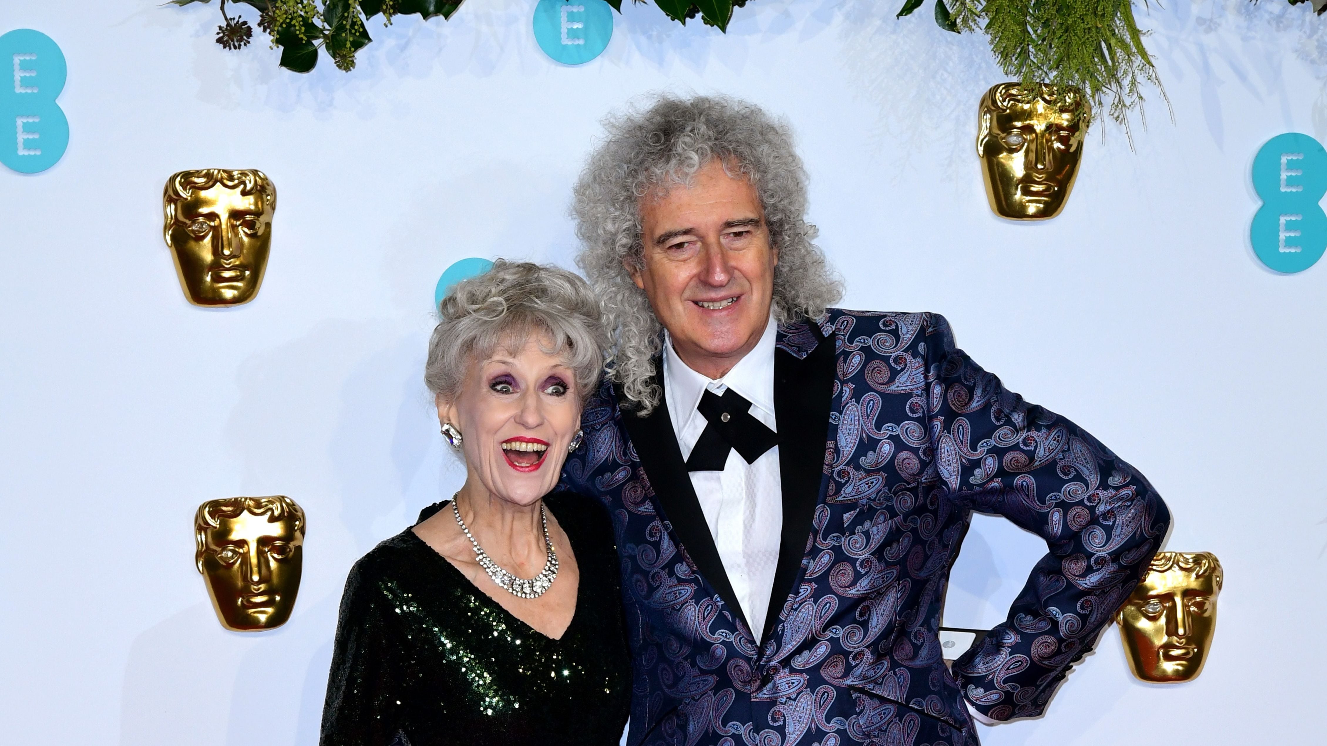 The soap actress was supporting her husband, Queen guitarist Brian May.