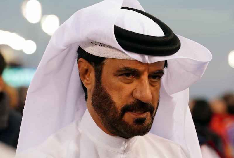 The FIA denied its president Mohammed Ben Sulayem (pictured) had urged world champion Verstappen to publicly endorse the Red Bull team principal