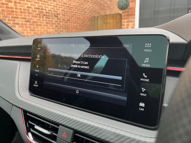 The Apple CarPlay has a tendency to randomly disconnect.