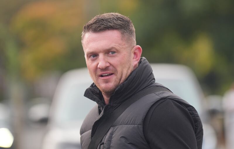 The body’s boss was ‘unaware’ he was following Tommy Robinson