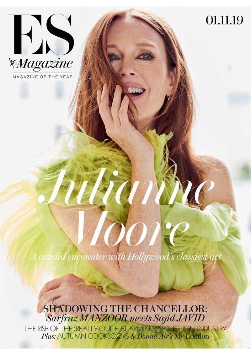 Julianne Moore on the cover of ES Magazine 