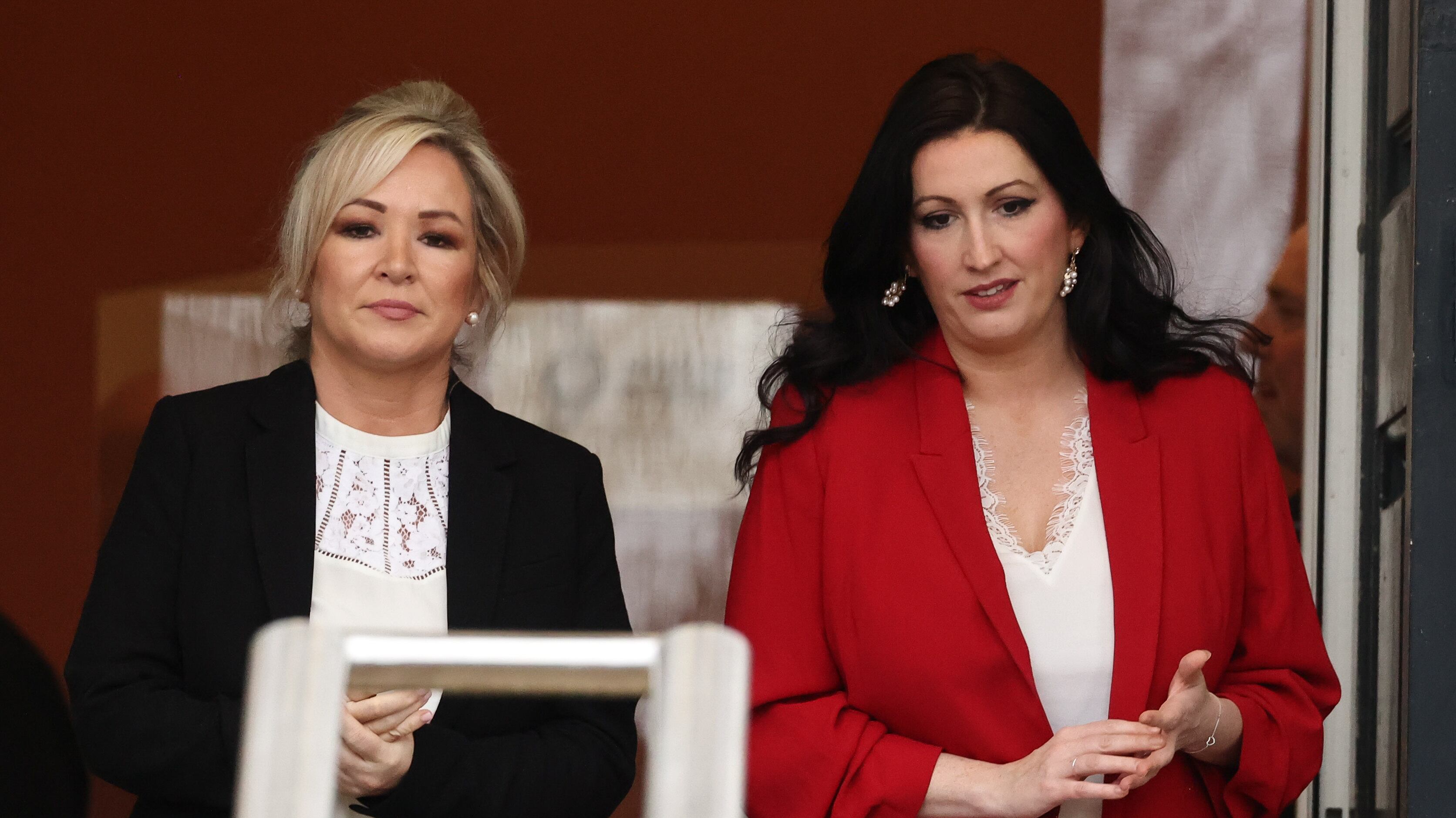 First Minister Michelle O’Neill, left, and deputy First Minister Emma Little-Pengelly will take part in a series of St Patrick’s Day engagements
