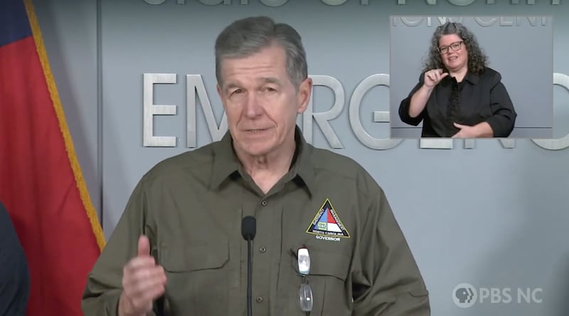 Governor Roy Cooper gave an update in a press conference earlier this week (youtube.com/@FEMA)