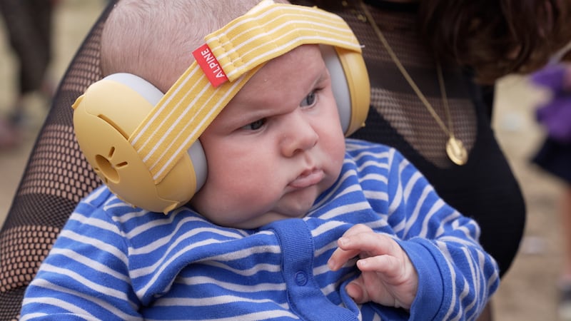 Baby Finlay stole the show as Annie Mac opened the Other Stage at Glastonbury Festival in June