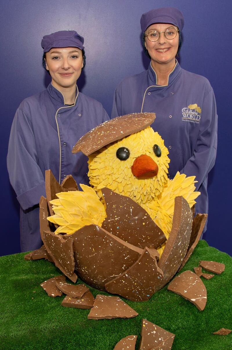 Cadbury World’s Easter chick