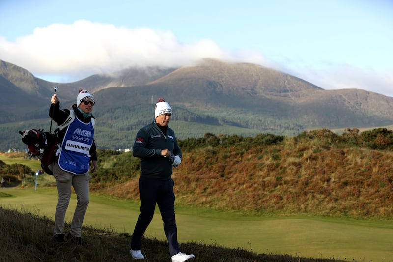 Padraig Harrington on day one of the Amgen Irish Open 2024. PICTURE: LIAM MCBURNEY/PA