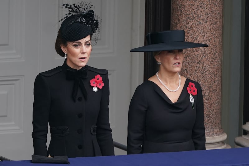 The Princess of Wales attended the recent Remembrance Sunday service at the Cenotaph with the Duchess of Edinburgh