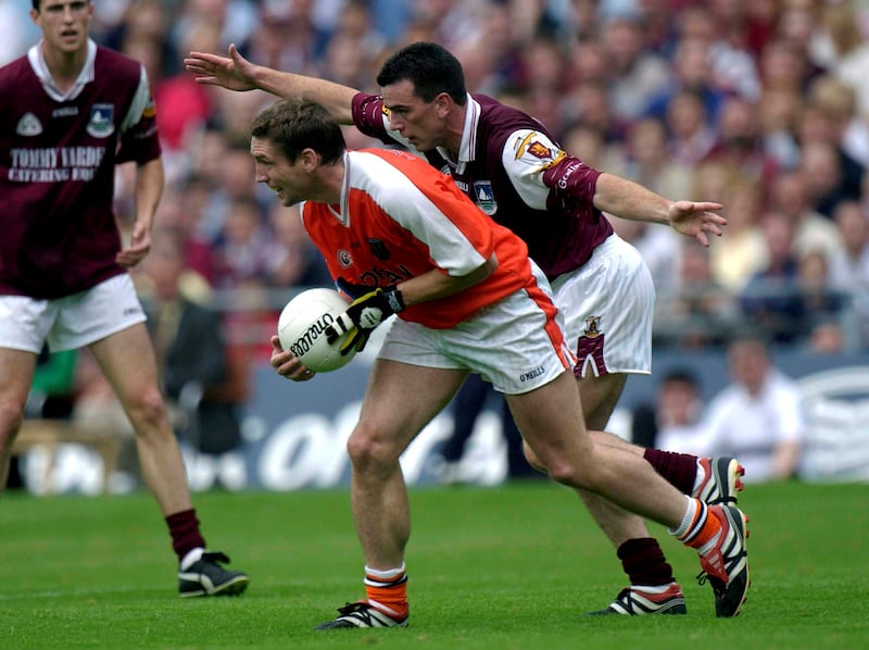 Kieran McGeeney and Padraic Joyce