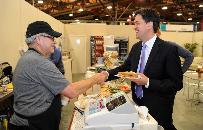 Ed Miliband was pictured struggling to eat a bacon sandwich in 2014