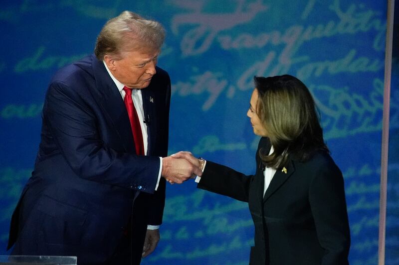 Donald Trump beat US vice president Kamala Harris in the US presidential election (Alex Brandon/AP)