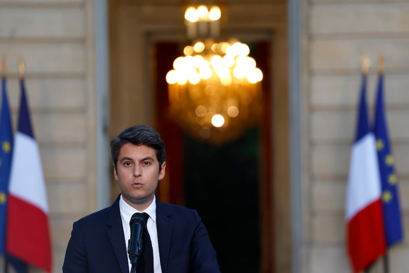 French Prime Minister Gabriel Attal had offered to resign (AP)