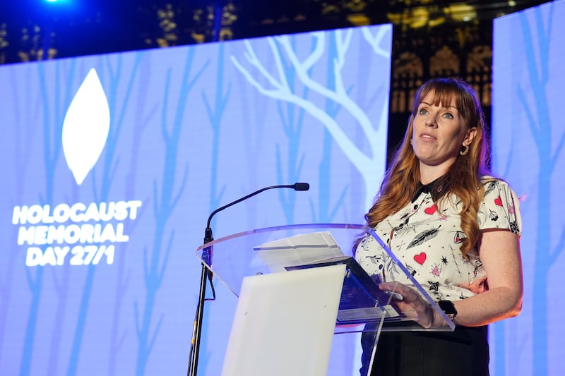 Angela Rayner spoke about standing against hate