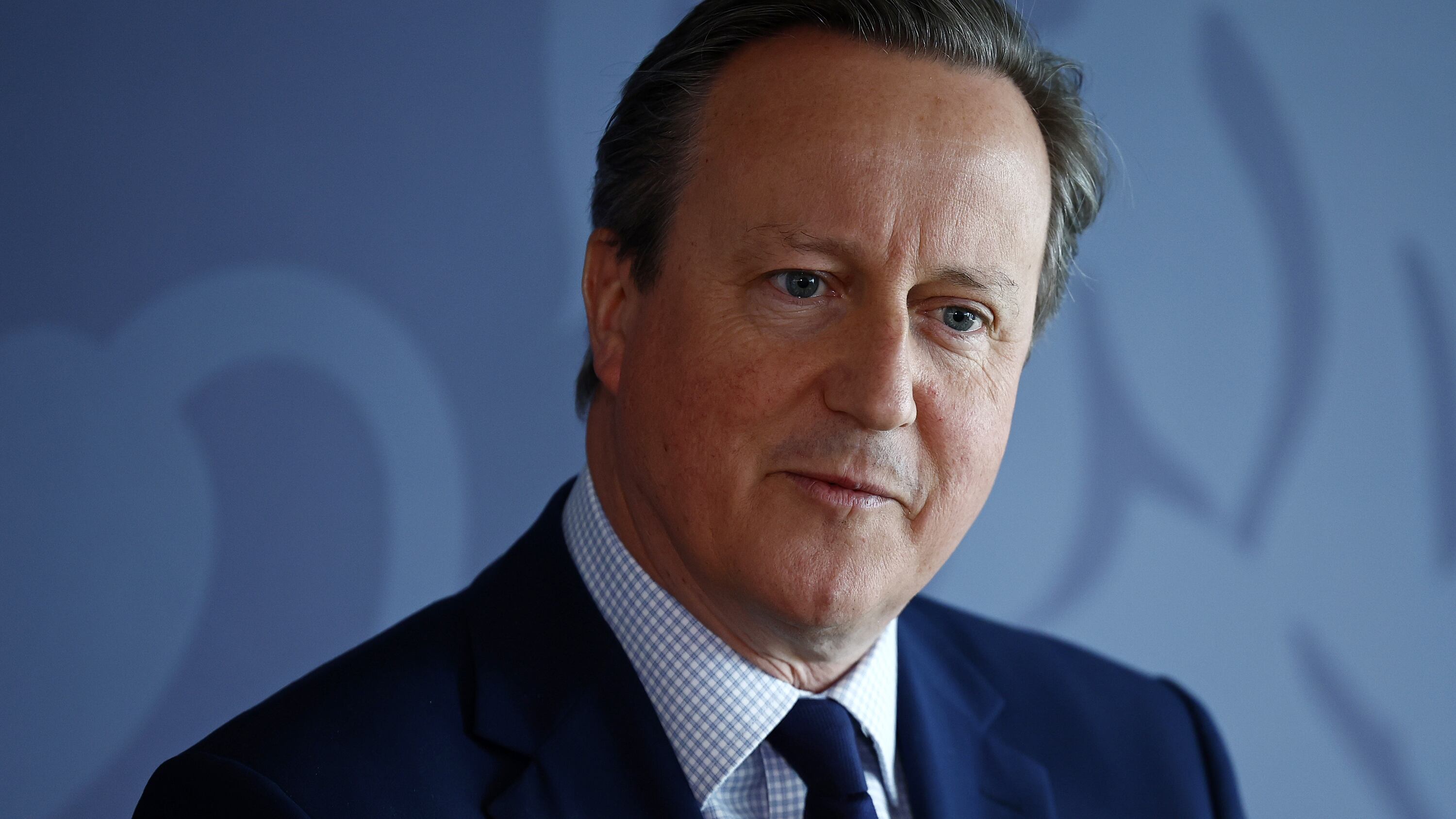Foreign Secretary Lord David Cameron delivers a speech at the National Cyber Security Centre in London
