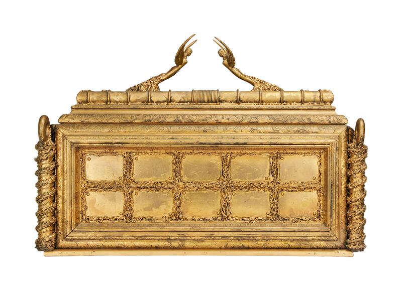 An Ark of the Covenant prototype used in the making of the 1981 Indiana Jones film Raiders Of The Lost Ark (Julien’s Auctions/TCM)