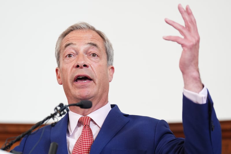 Leo Varadkar spoke about the impact of Reform UK leader Nigel Farage on UK politics