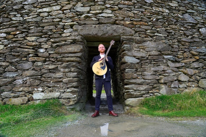 Marty Coyle at Greenan Fort in Innishowen