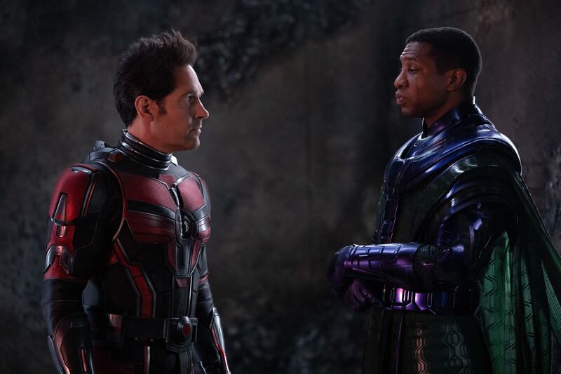 Jonathan Majors alongside Paul Rudd in Ant-Man And The Wasp: Quantumania