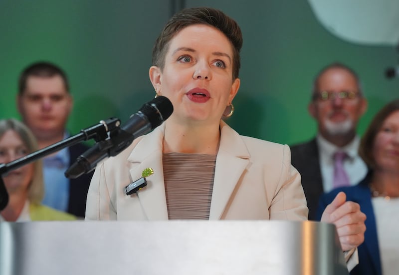 Green Party co-leader Carla Denyer speaking during the Green Party General Election campaign launch at St George’s Bristol. Picture date: Thursday May 30, 2024.