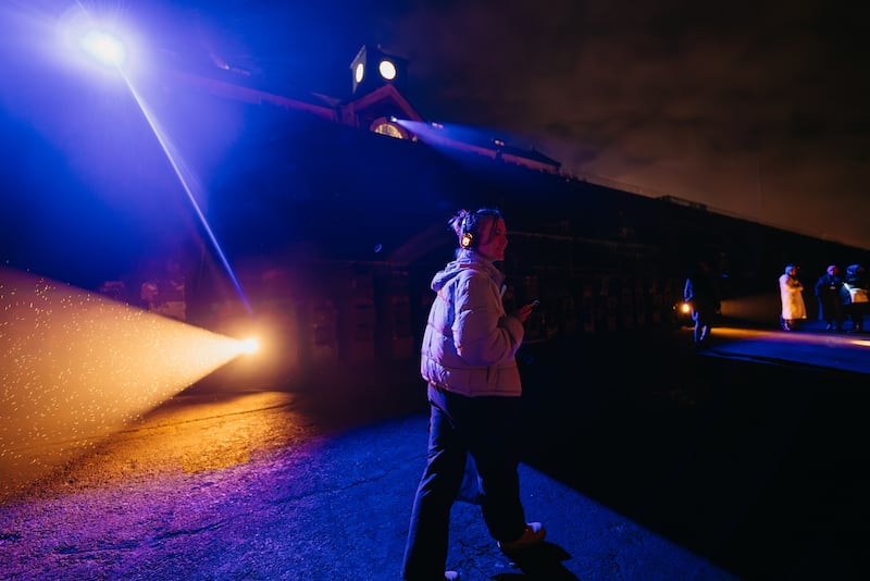 Below Deck, which is an opportunity to dive deeper into the story of Belfast’s maritime heritage by descending 40 feet below sea level into the dock itself and walking through the lights in a fully immersive experience