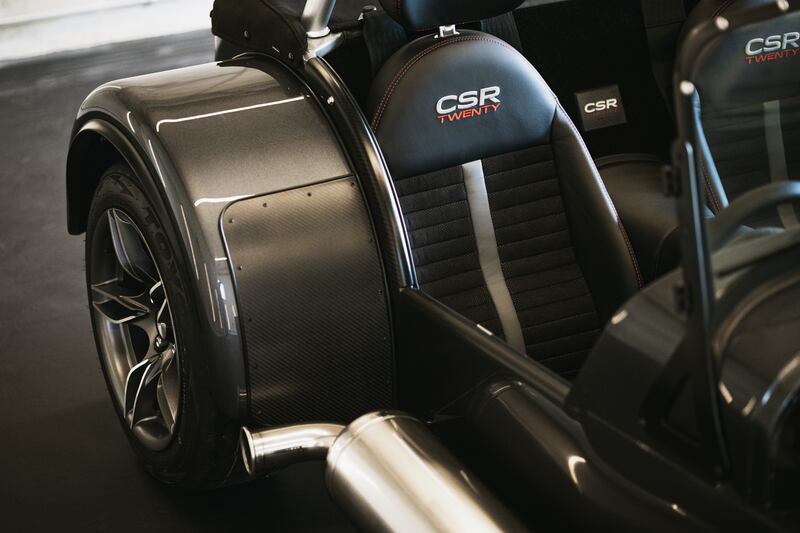 The CSR gets specific suspension upgrades