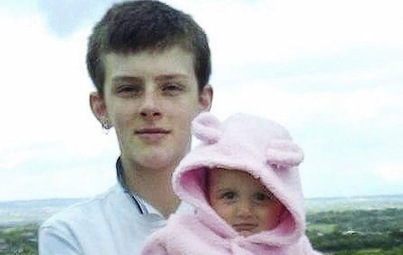 Roman Edward Lewis Gossett (16) and a baby believed to be his niece Morgana Ulva Amira Quinn. Both died in a house fire in Derrylin, Co Fermanagh&nbsp;