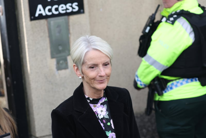 Lady Eleanor Donaldson Appears at Newry Crown Court.
PICTURE COLM LENAGHAN