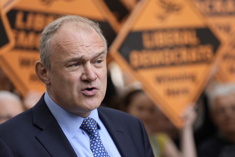 Liberal Democrat leader Sir Ed Davey will be back on the campaign trail
