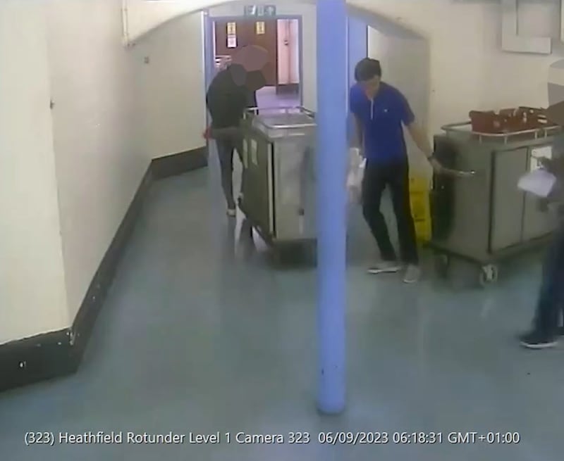 Daniel Khalife in HMP Wandsworth before his escape