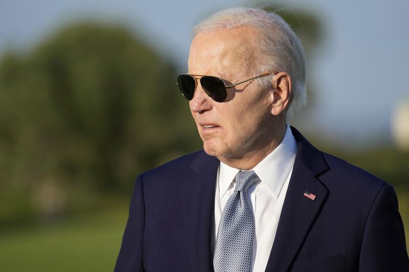 President Joe Biden has delayed delivering certain heavy bombs to Israel since May over concerns about the killing of civilians in Gaza (Alex Brandon/AP)