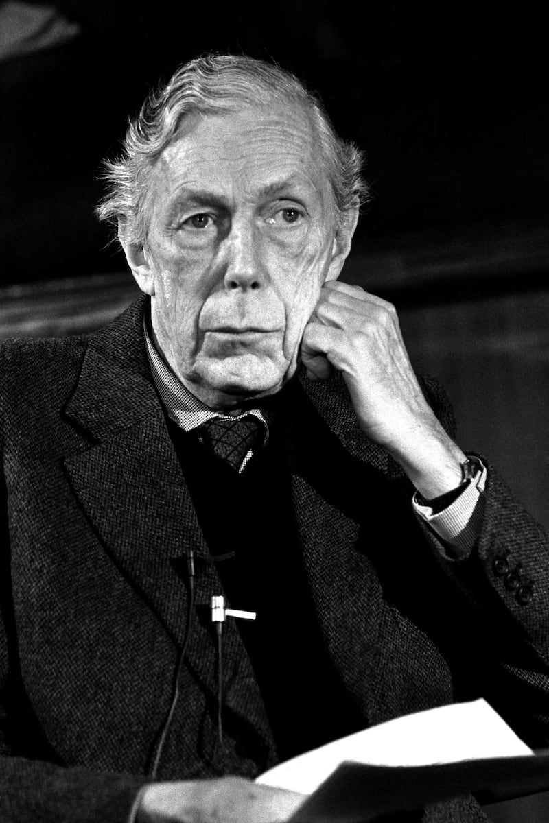 Anthony Blunt after he was publicly unmasked as a Soviet spy in 1979