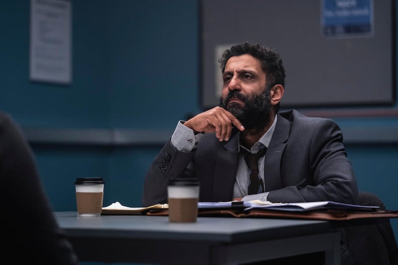 Adeel Akhtar as Sam Malik in Showtrial series two