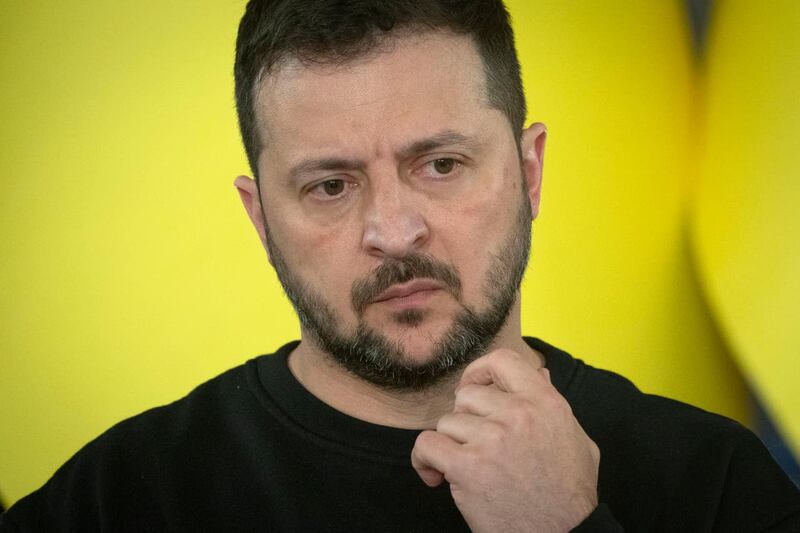 Ukrainian President Volodymyr Zelensky 