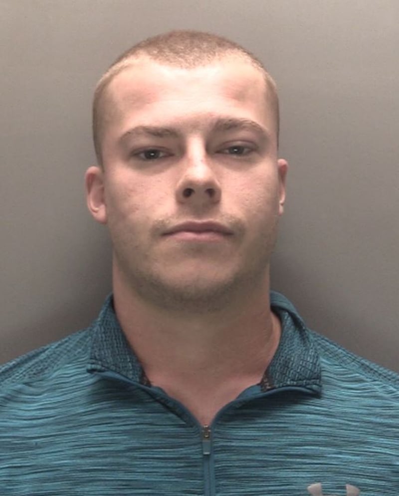 Adam Latty, 24, from Southport, who has been sentenced to 20 months for violent disorder in the town