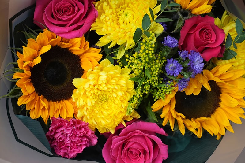 Sales of premium bouquets have soared by almost 25% at Tesco