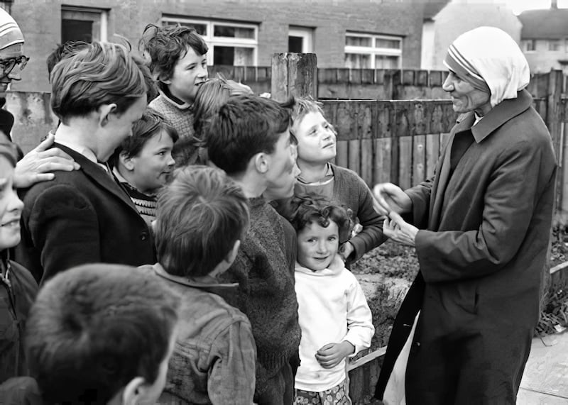 Mother Teresa and the Missionaries of Charity served in Belfast during the 1970s