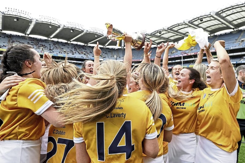 Antrim&#39;s camogs were crowned All-Ireland intermediate champions and many of their players will be in contention for Irish News Ulster Allstars 